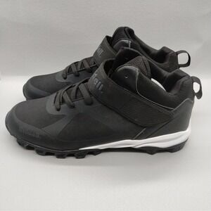 Riddell Matador Mens Football Cleats Black White Mid Top Athletic Shoes Size 11D